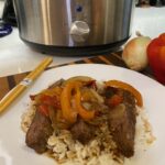 Slow Cooker Pepper Steak & Onions Recipe