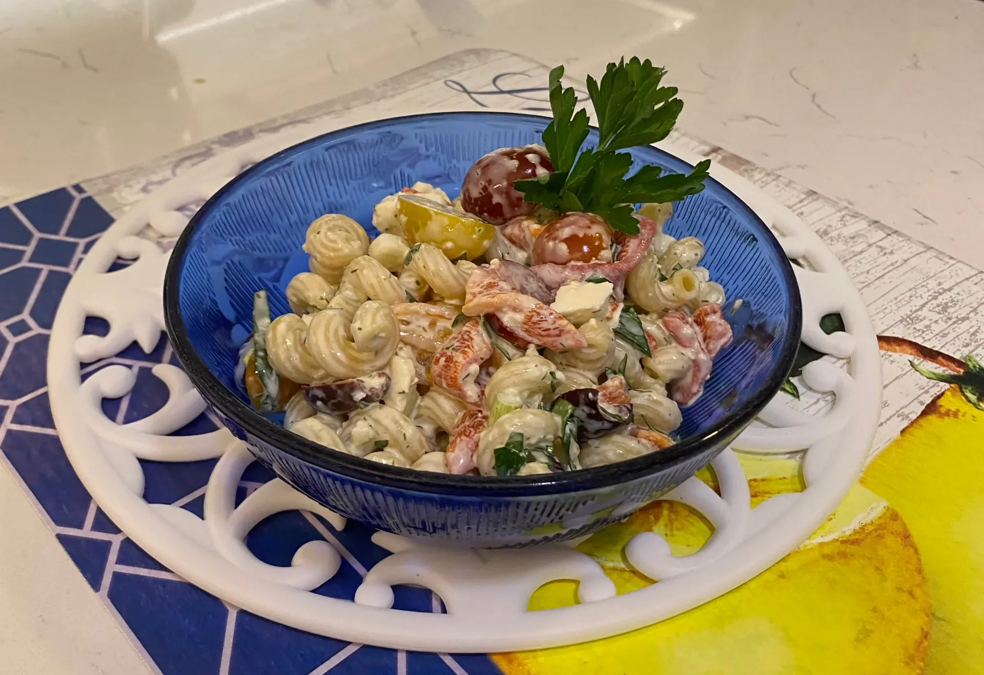 Greek Pasta Salad Image