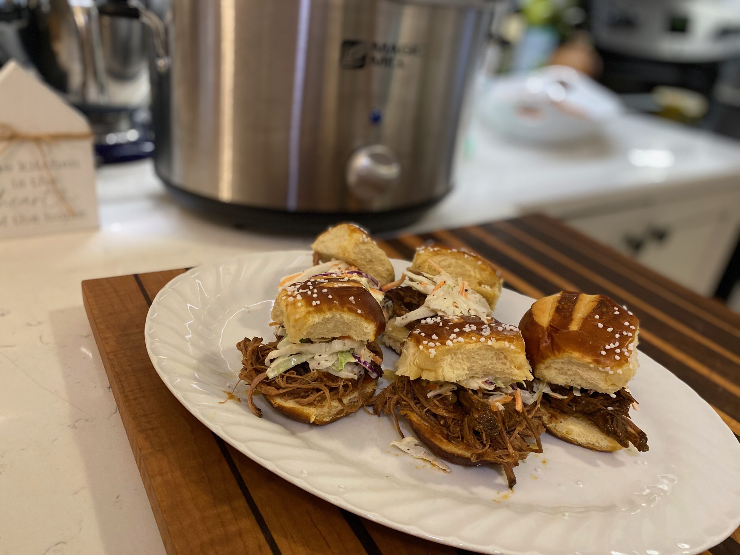 Slow Cooker Brisket Sliders