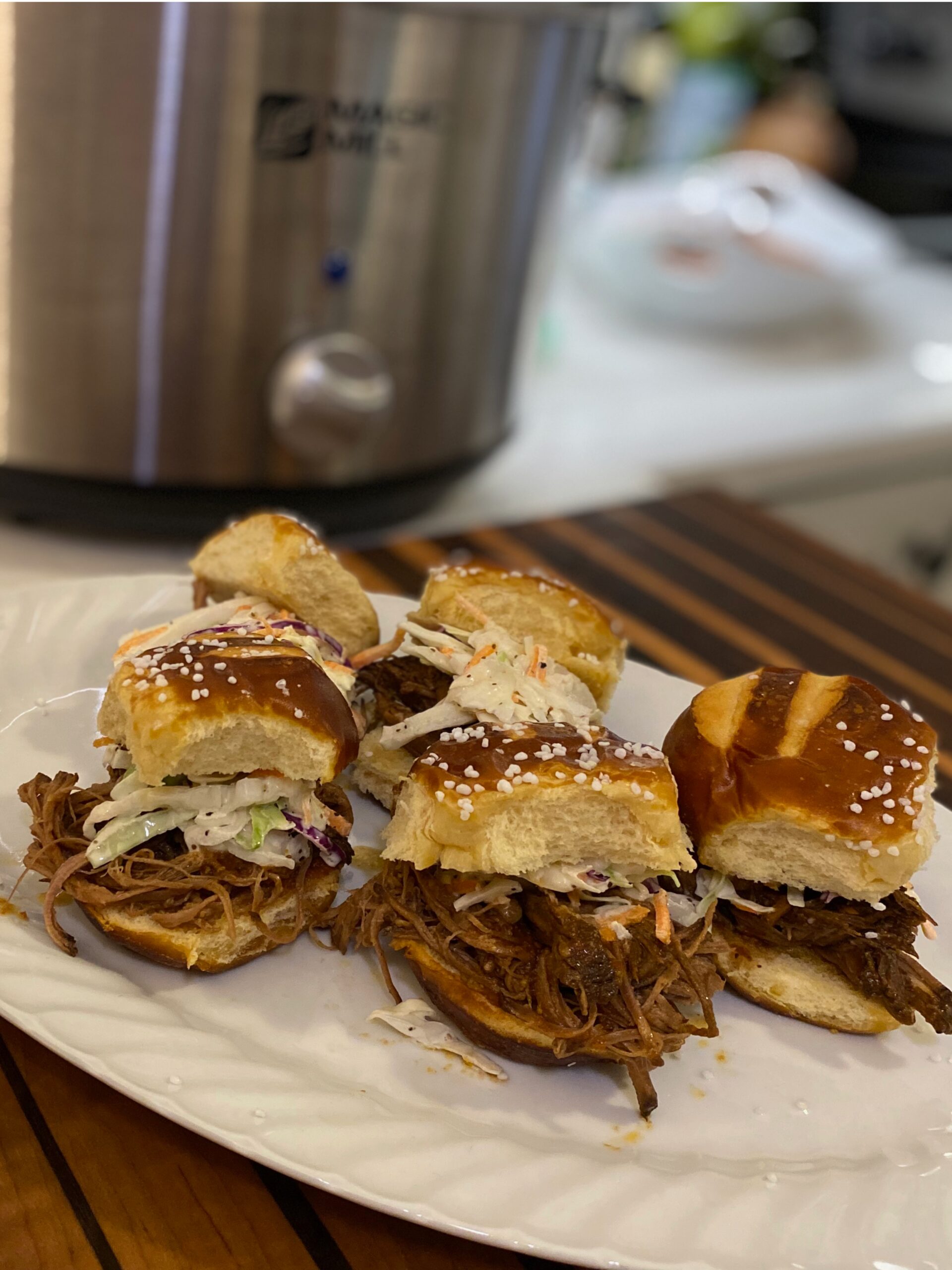 Slow Cooker Brisket Sliders