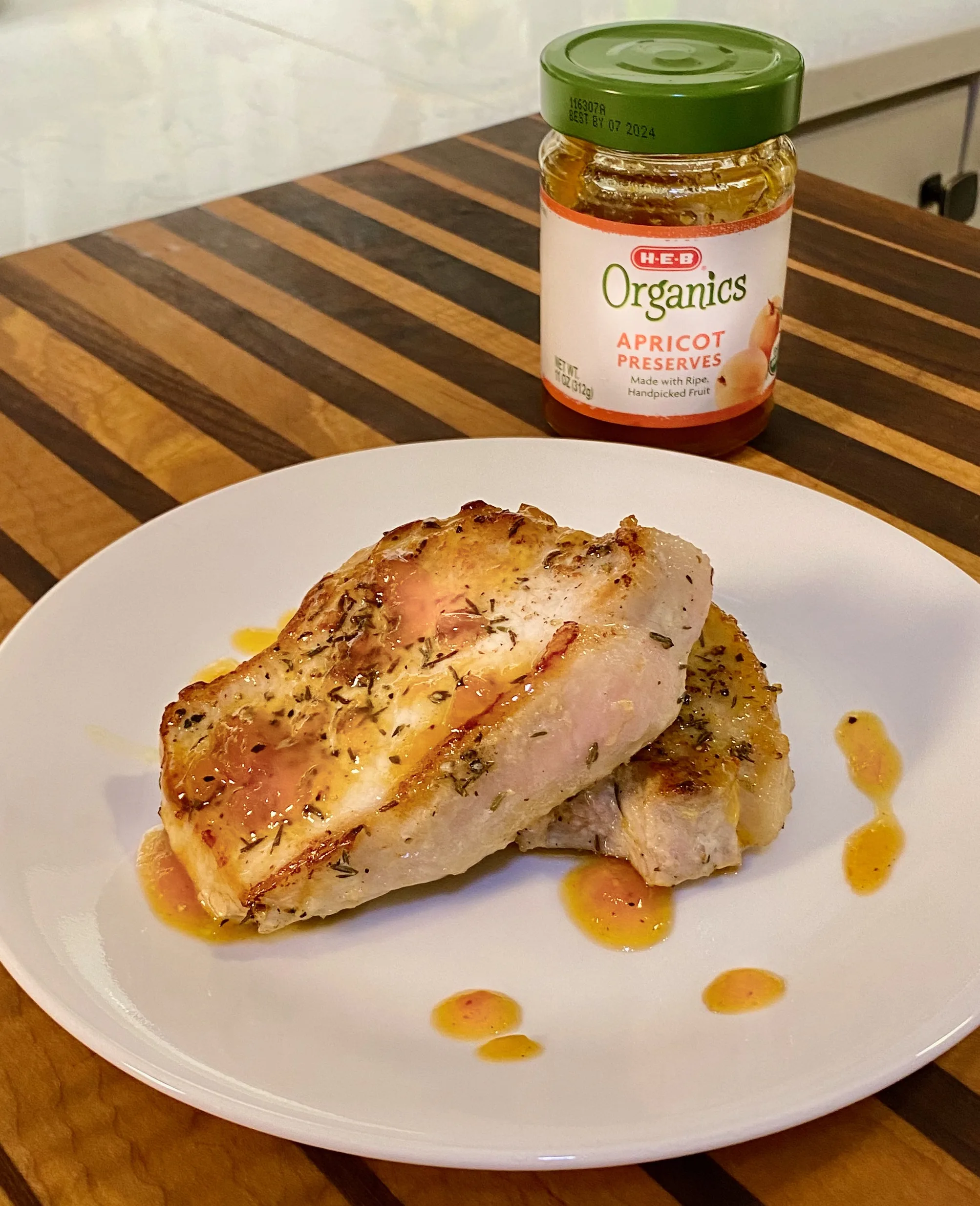 Pork Chops with Apricot Glaze Image