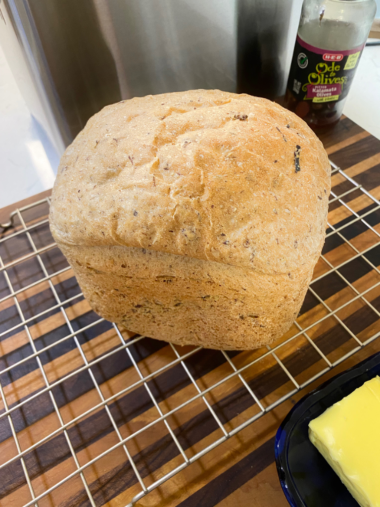 Olive & Rosemary Bread Machine Recipe