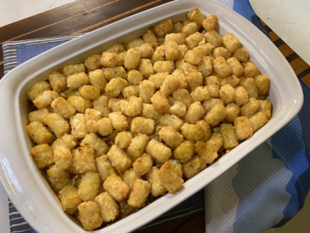 Mexican Style Tater Tot Hot Dish (Casserole)