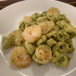 Tortolini with Shrimp and Pesto Image