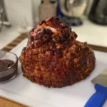 Easter Ham with Cherry Chipotle Glaze