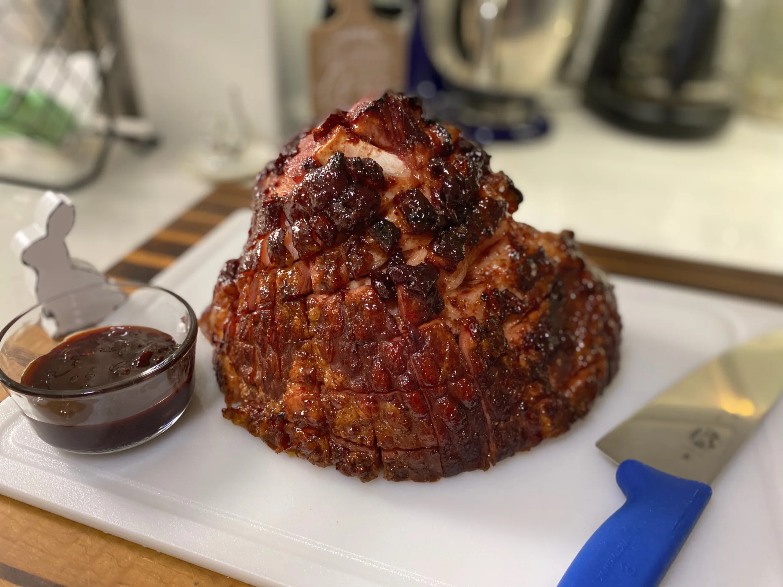 Easter Ham with Cherry Chipotle Glaze