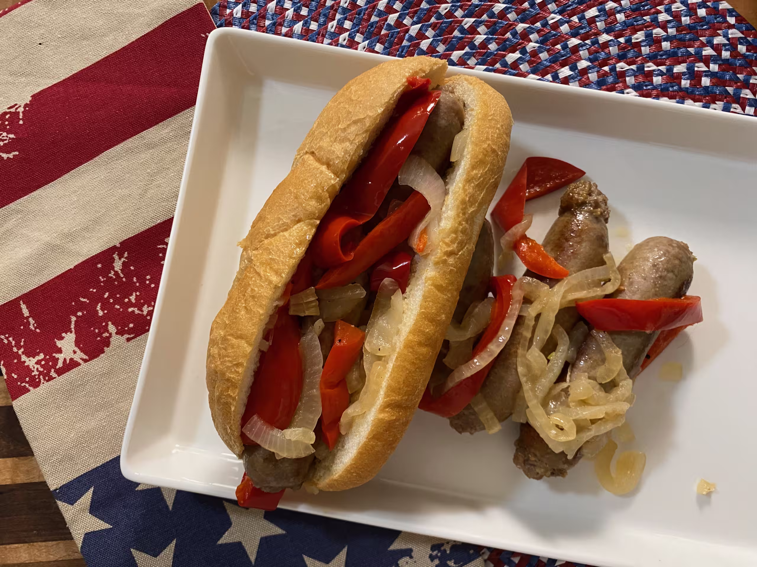 Instant Pot Bratwurst Sausage and Onions