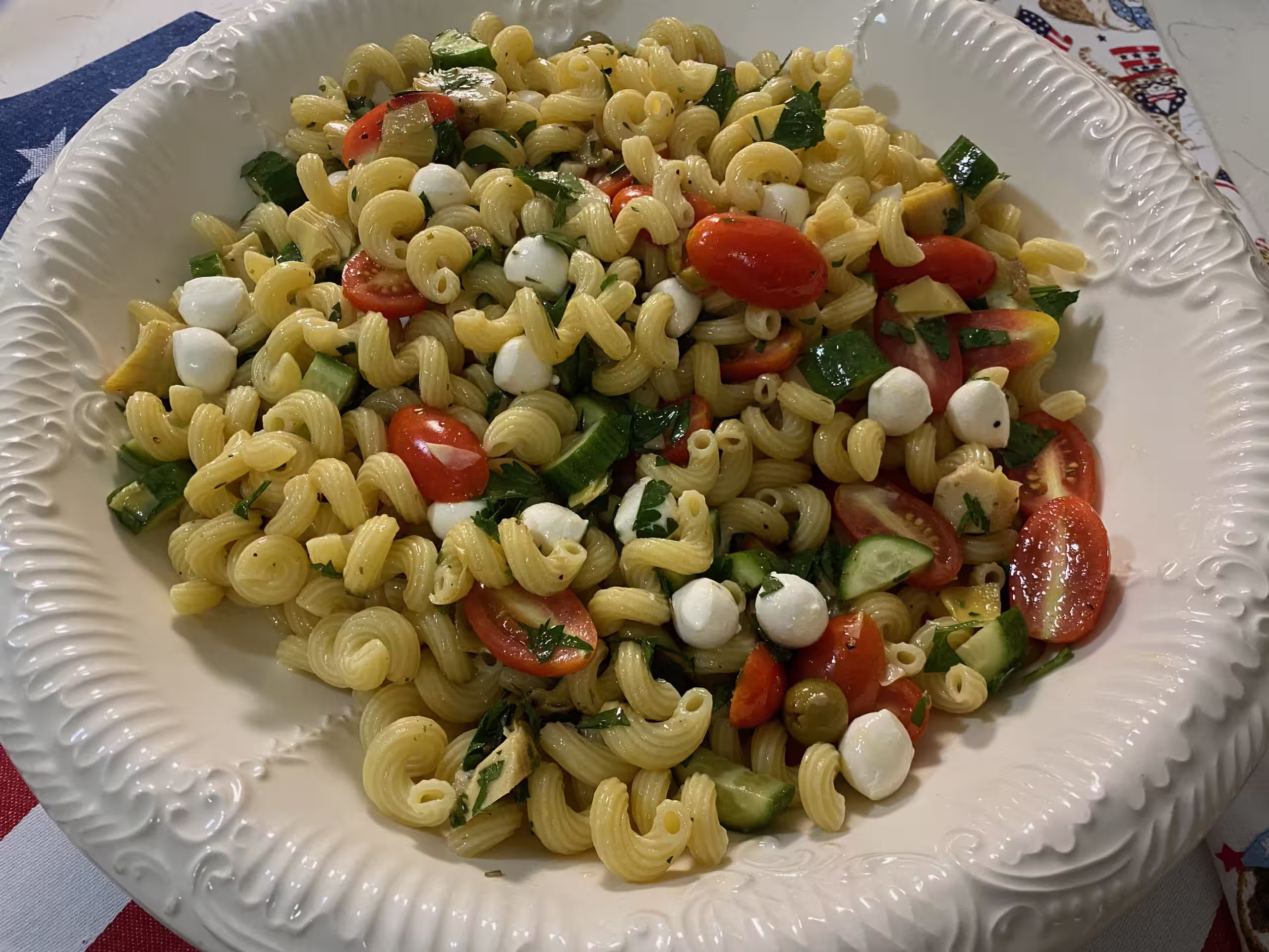 Italian Style Pasta Salad Featured Image