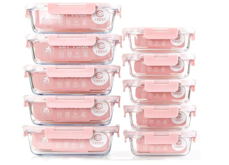 C CREST [10 Pack] Glass Meal Prep Containers