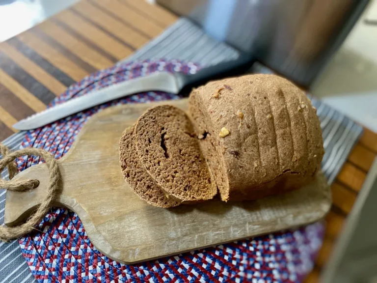 Bread Machine Honey Wheat Cherry Walnut Bread Image