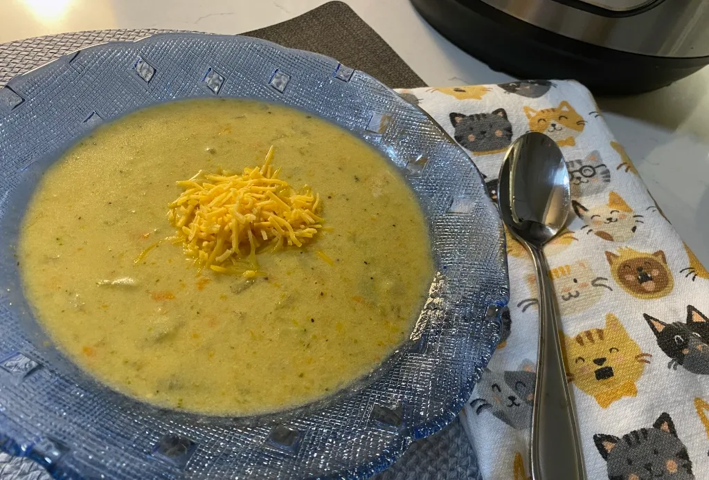 Instant Pot Broccoli Cheese Soup Web Image