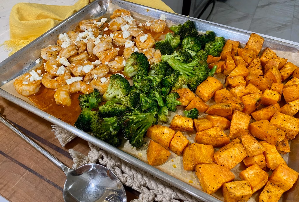 Sheet Pan Buffalo Shrimp Web Image 1