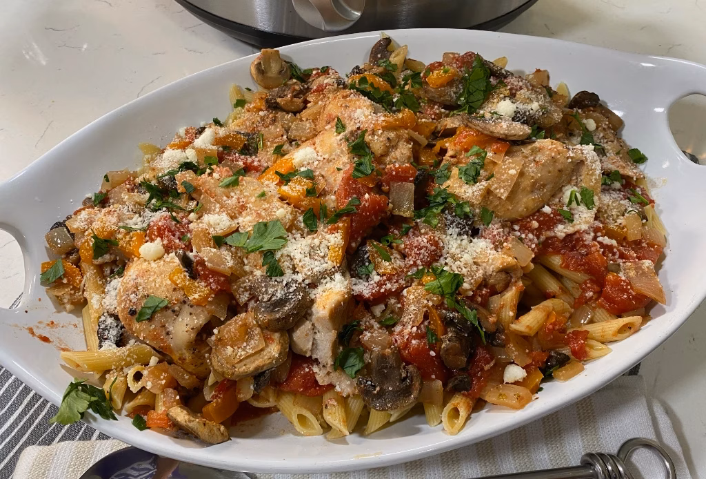 Slow Cooker Chicken Cacciatore Web image